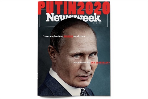 Newsweek поместил на обложку «подрывающего демократию» Путина